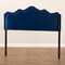 Baxton Studio Nadeen Royal Blue Velvet Upholstered Queen Size Headboard 156-9345 - alternate 6